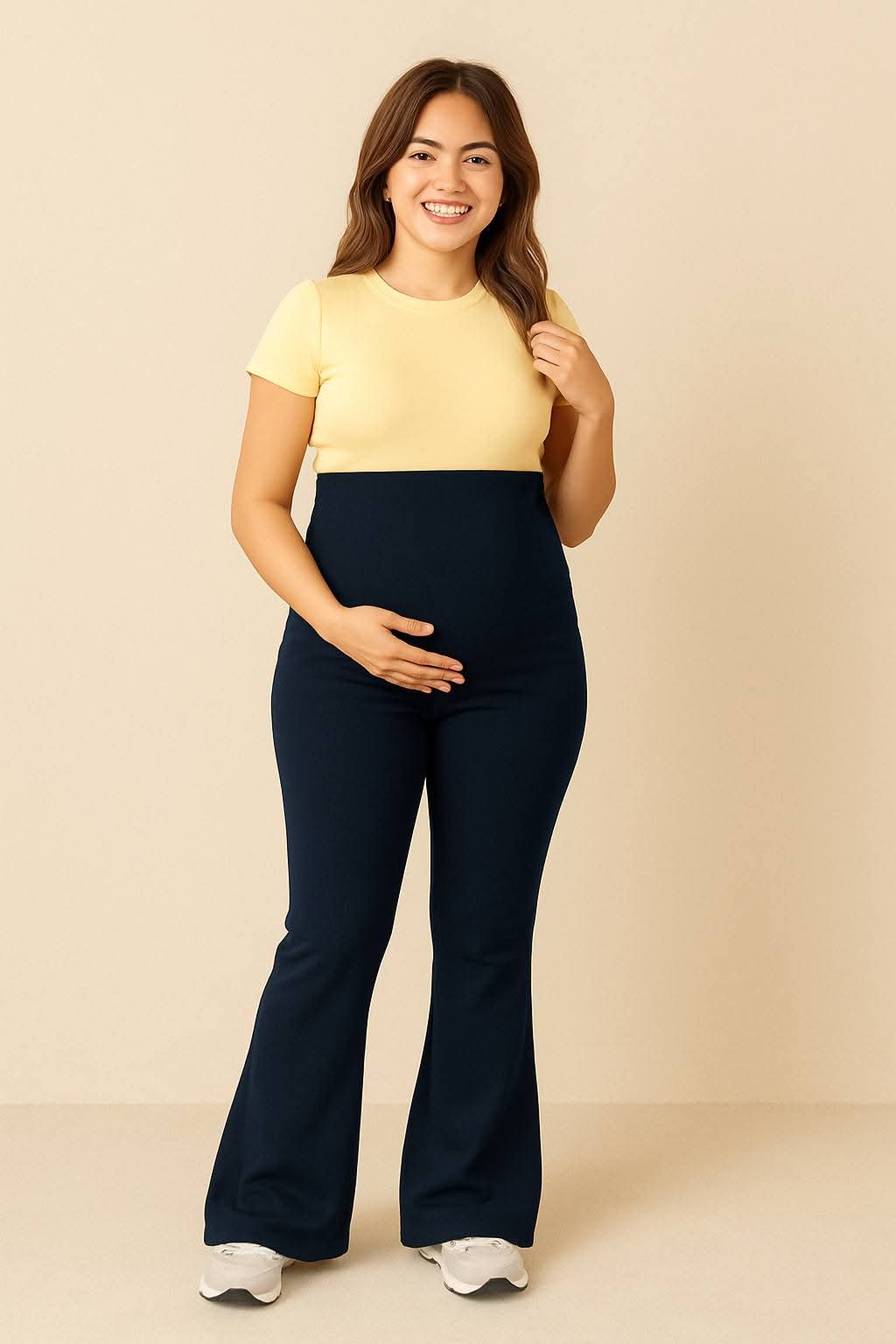 Pantalon grossesse bleu marine